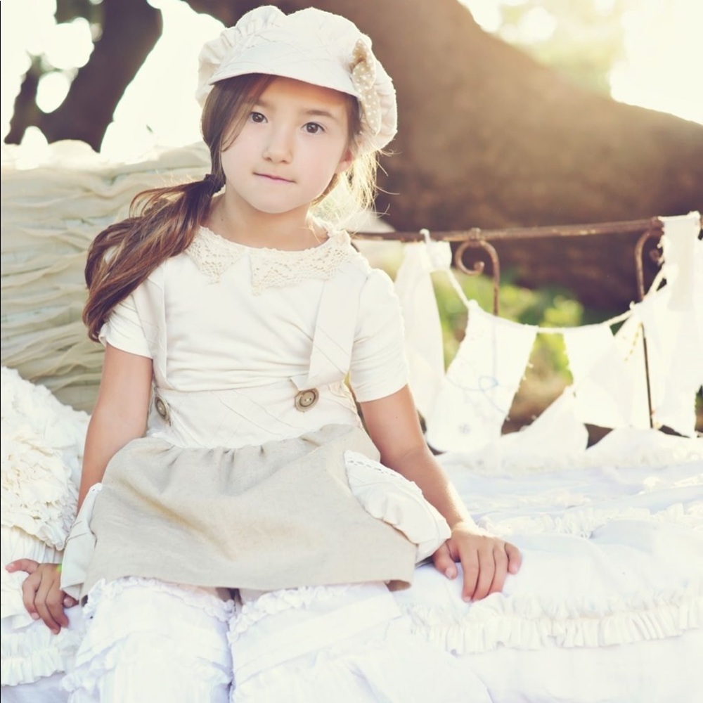 Persnickety | Linen Jumper + White Top | 2T
